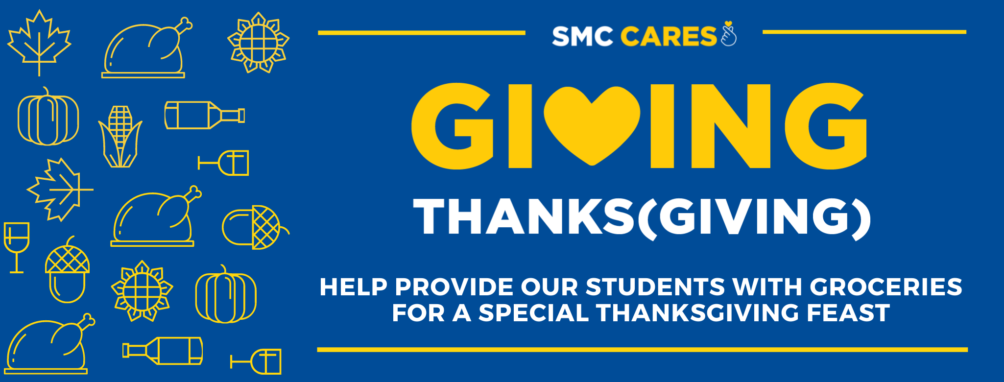 Help Provide Our Students with Groceries for a Special Thanksgiving Feast